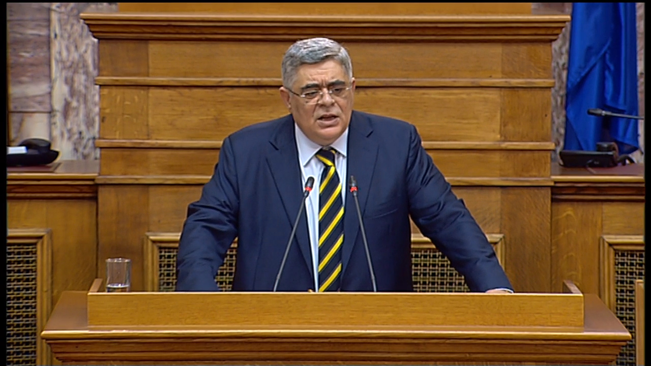 Ν.Μιχαλολιάκος στη Βουλή: «Να πέσει η κυβέρνηση – Να μην περάσει η προδοσία»
