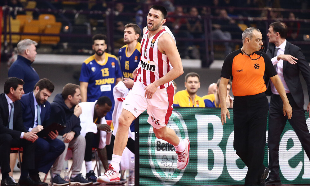 Ολυμπιακός – Χίμκι 71-57: Η άμυνα τον οδηγεί στην τετράδα (φώτο)