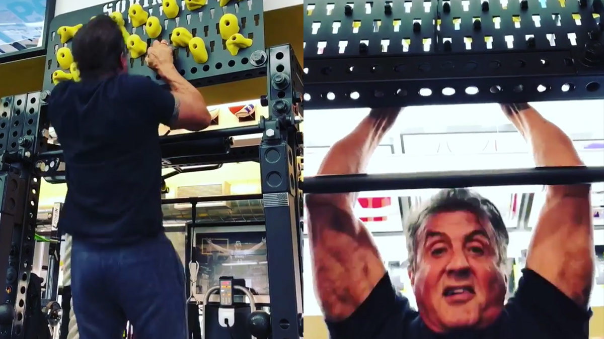Απίστευτος Σιλβέστερ Σταλόνε: Κάνει τη γυμναστική στα 72 του να φαίνεται σαν παιχνιδάκι