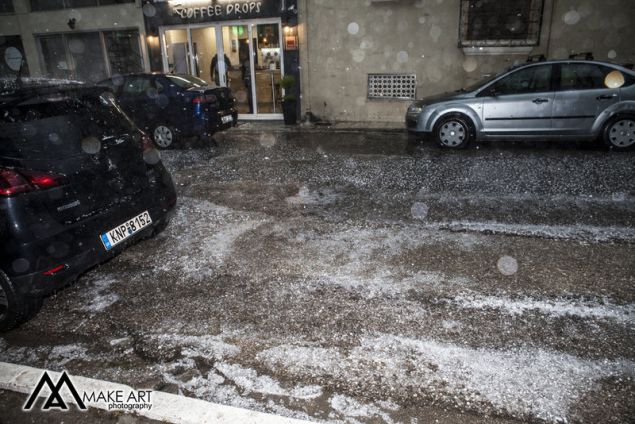 Χαλάζι και προβλήματα έφερε ο «Φοίβος»- Ποιές περιοχές επλήγησαν (βίντεο- φωτο)
