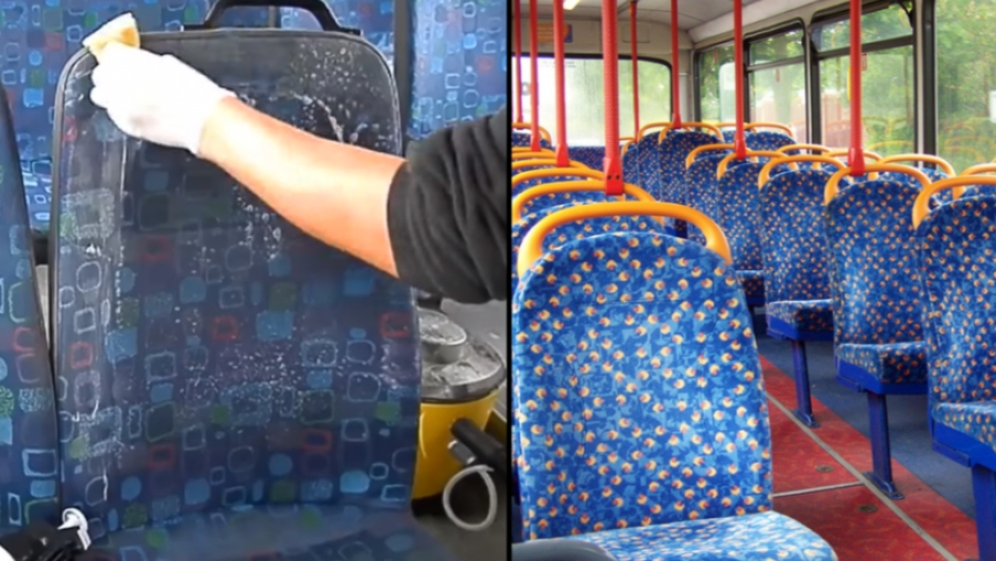 Γνωρίζατε γιατί τα καθίσματα των λεωφορείων έχουν αυτά τα πολύχρωμα σχέδια;
