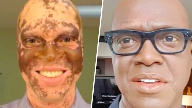 Αυτός είναι παρουσιαστής που βάφει κάθε μέρα το πρόσωπό του για να κρατήσει τη δουλειά του (βίντεο)