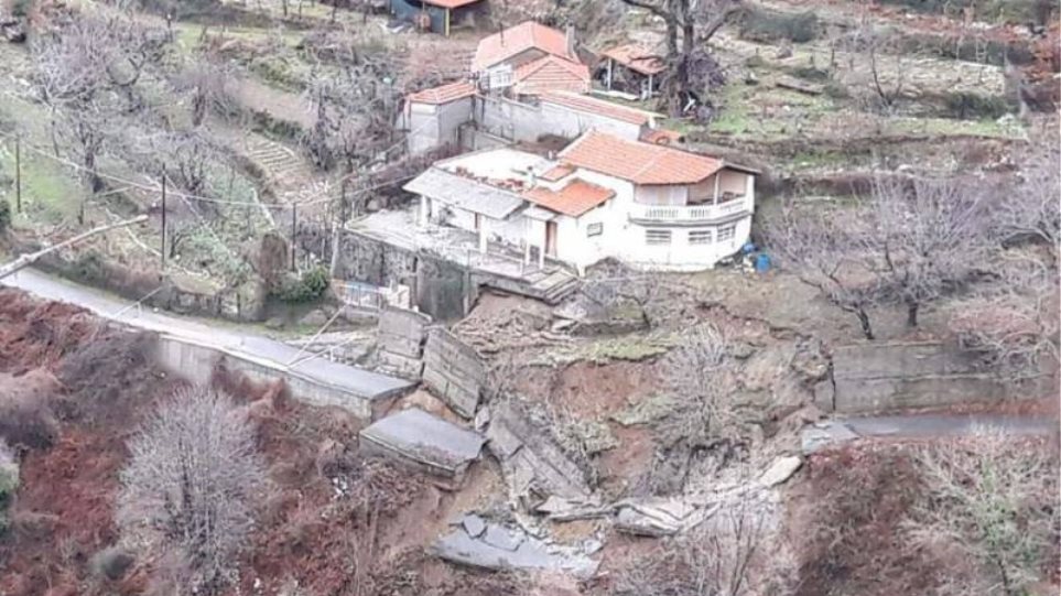 Στο έλεος της κακοκαιρίας ο Ταΰγετος: Εξαφανίστηκαν δρόμοι – Άκρως επικίνδυνη η διέλευση οχημάτων και πεζών