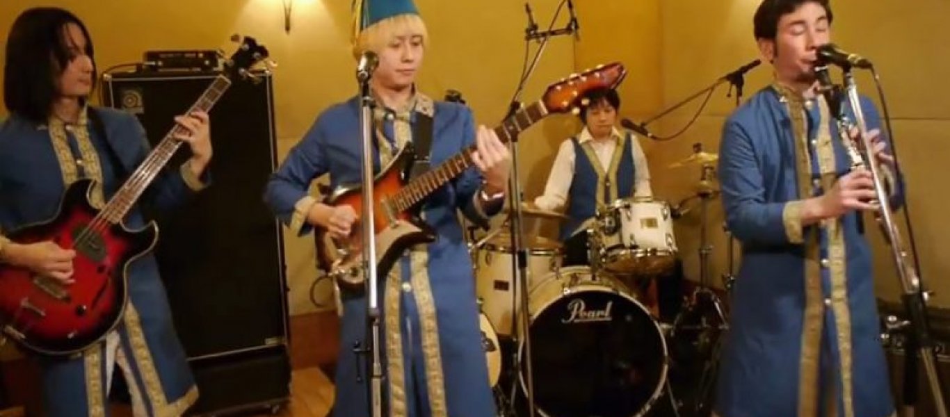 Γιαπωνέζικο συγκρότημα έπιασε τα κλαρίνα και άρχισε να τραγουδάει… τα «Καγκέλια» (βίντεο)