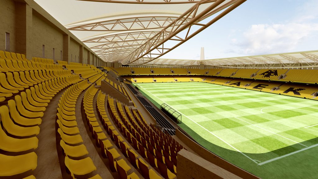 «Πέρασε» η υπογειοποίηση στο νέο γήπεδο της ΑΕΚ- Αναμένεται η προκήρυξη του διαγωνισμού του έργου