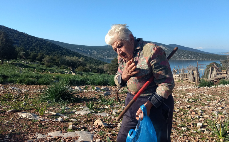 Γιαγιά «Ροβινσώνας Κρούσος» ζει μόνη της στο νησάκι Δοκός δίπλα στην Ύδρα (βίντεο)