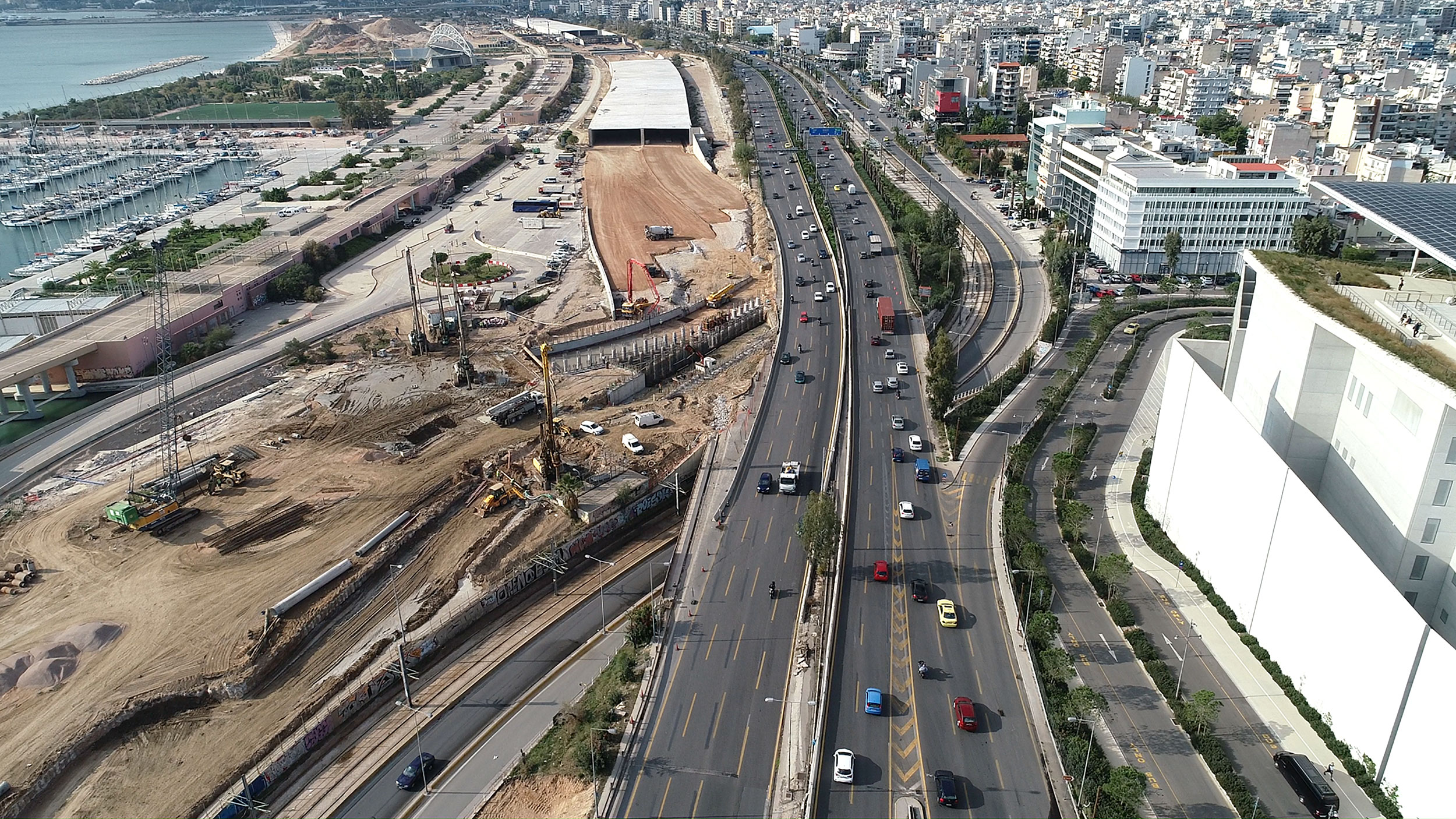 Η ανακαινισμένη λεωφόρος Ποσειδώνος από… αέρος! (βίντεο)