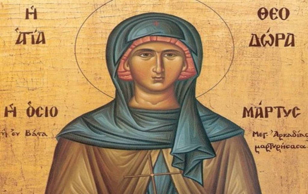 Η Αγία Θεοδώρα η Αυγούστα και το άφθαρτο λείψανό της στην Κέρκυρα (φωτο)