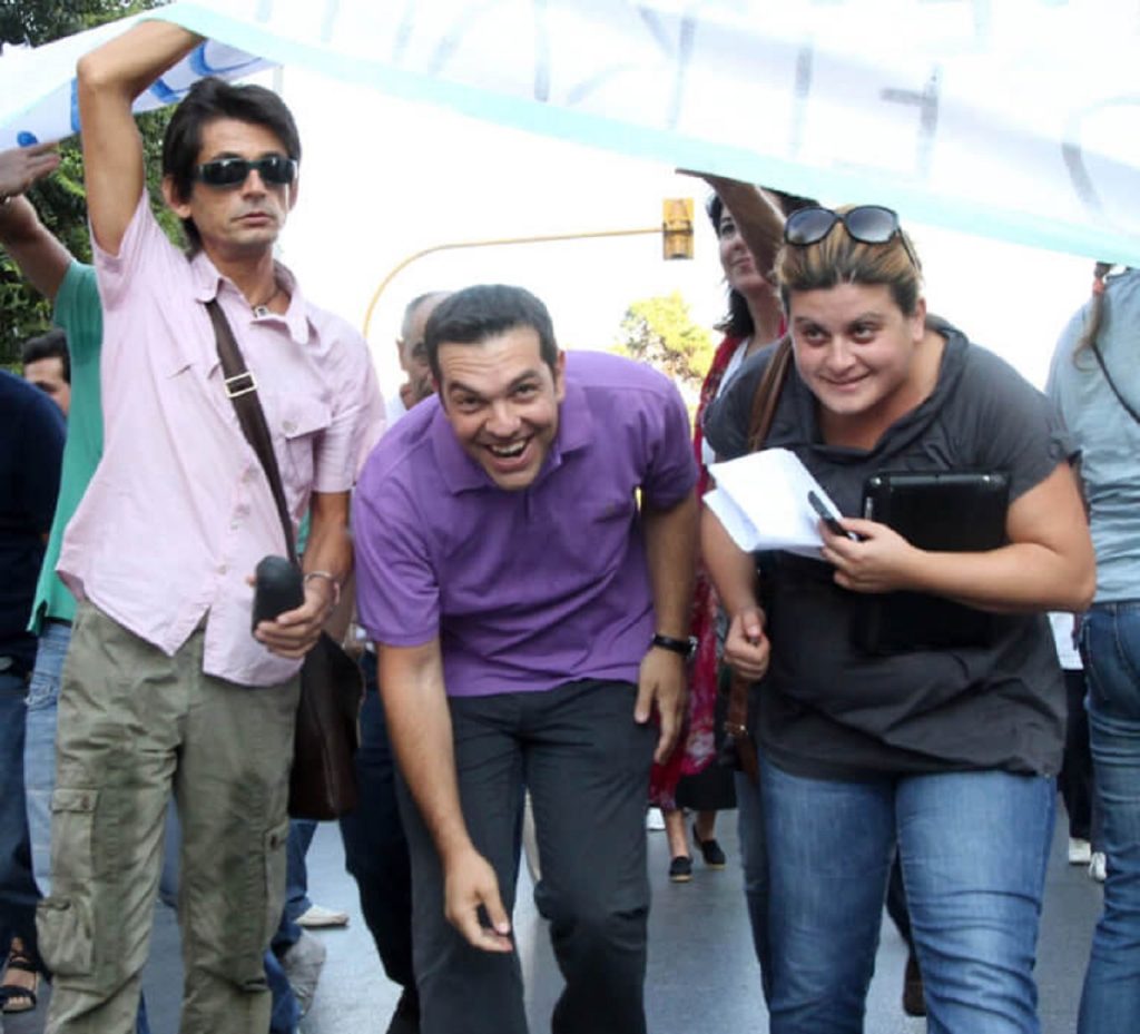 Ε. Χατζηγεωργίου: Η νέα ΥΜΑΘ διαδήλωνε με Α. Τσίπρα και Ν. Καρανίκα (φωτο)