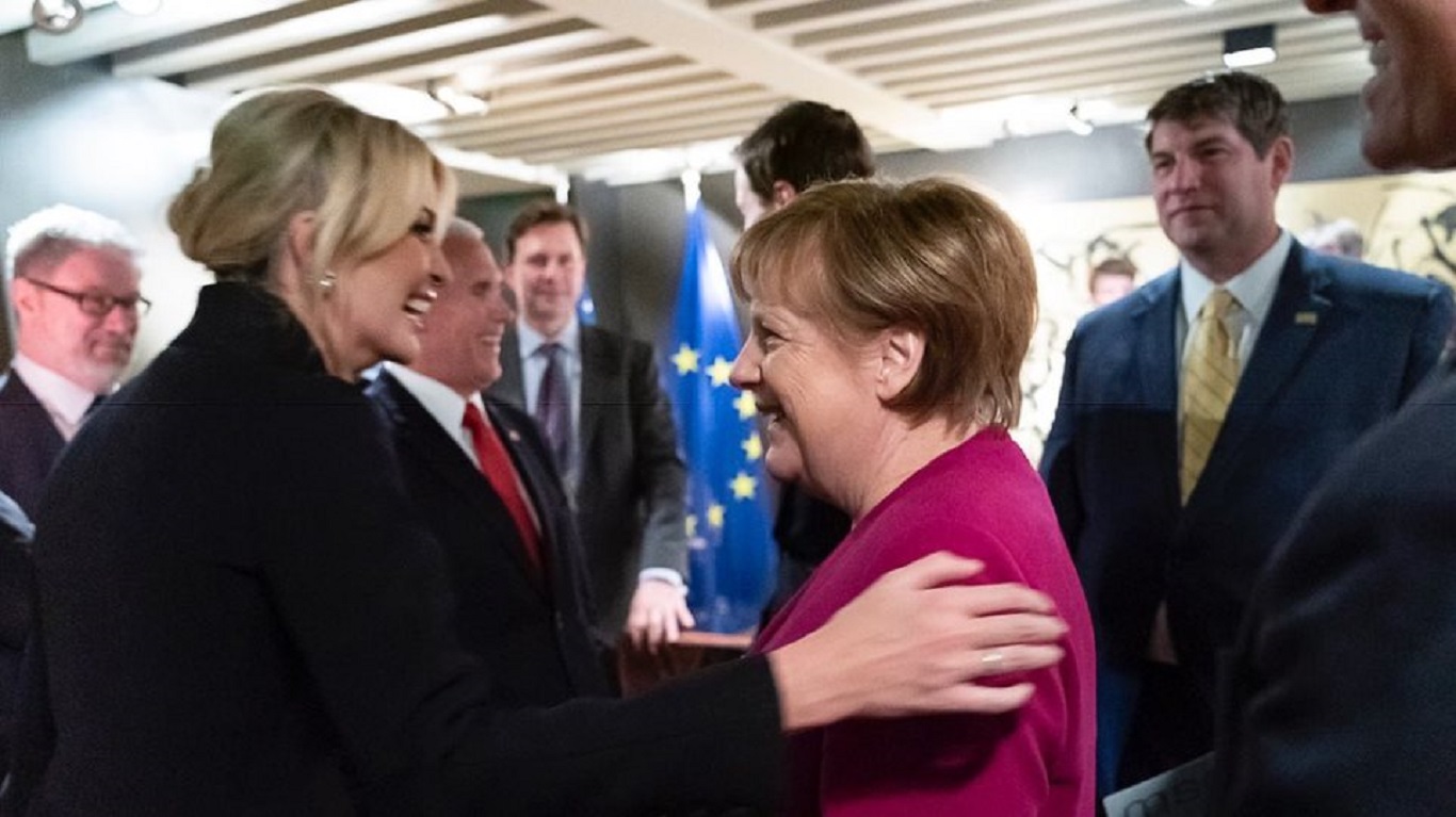 Ιβάνκα Τραμπ για Άνγκελα Μέρκελ: «Έχω μάθει τόσα πολλά – Ανυπομονώ να συνεχίσουμε τη συνεργασία μας»