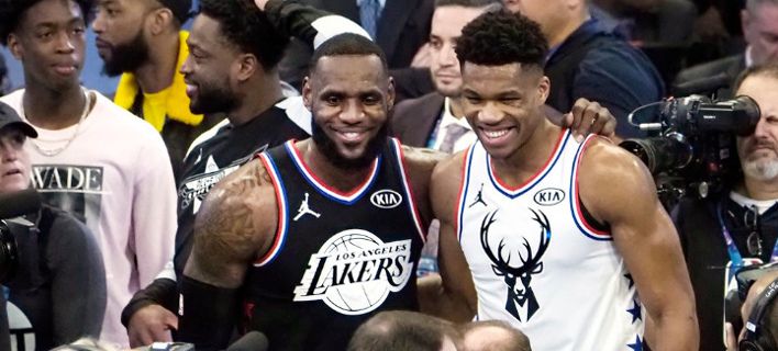 Εγκώμια Λεμπρόν προς Αντετοκούνμπο: «Αγαπώ τα πάντα σε σένα» (βίντεο)