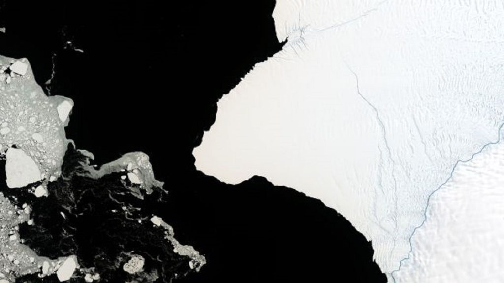 Τεράστιο παγόβουνο 30 φορές μεγαλύτερο από το Μανχάταν πρόκειται να αποκολληθεί στην Ανταρκτική (φωτο)