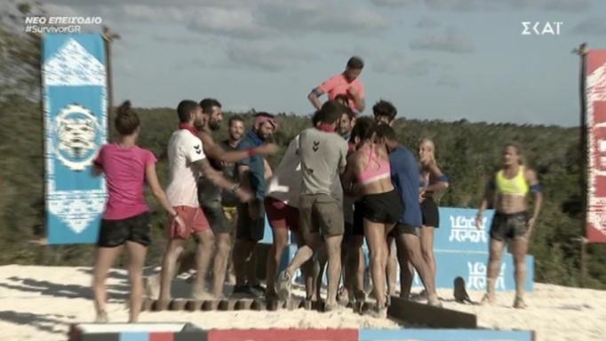 Survivor: Αρπάχτηκαν Έλληνες – Τούρκοι στο αγώνισμα! Επενέβη ο Ατζούν με τον Τανιμανίδη! (βίντεο)
