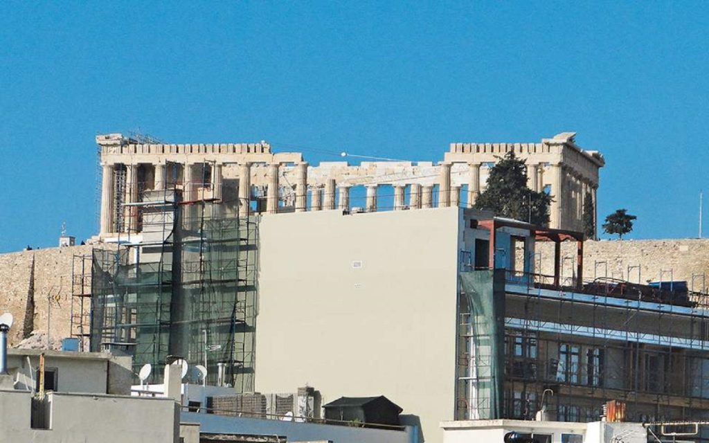 Αυτοψία του ΚΑΣ για τα κτίρια που «απειλούν» την Ακρόπολη