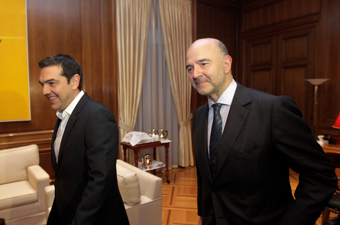 Π.Μοσκοβισί σε Τσίπρα: «Ελπίζω ότι τον Μάρτιο θα υπάρχουν θετικά αποτελέσματα» (βίντεο)