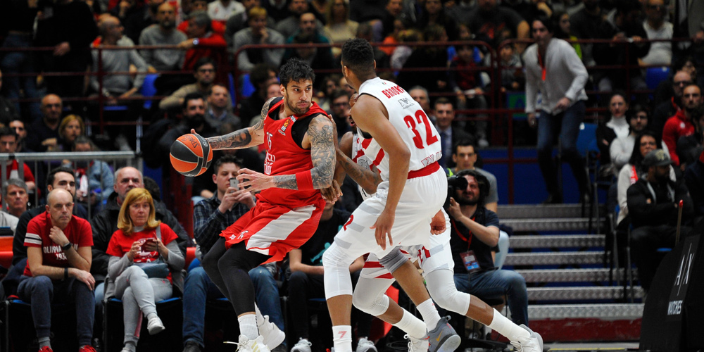 Euroleague: Έμπλεξε ο Ολυμπιακός – Ήττα από την Αρμάνι (66-57) και άγχος για την πρόκριση