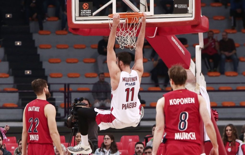 Euroleague: Στο χέρι του Ολυμπιακού η πρόκριση στην 8αδα – Επικράτησε με 89-69 επί της Μπάγερν