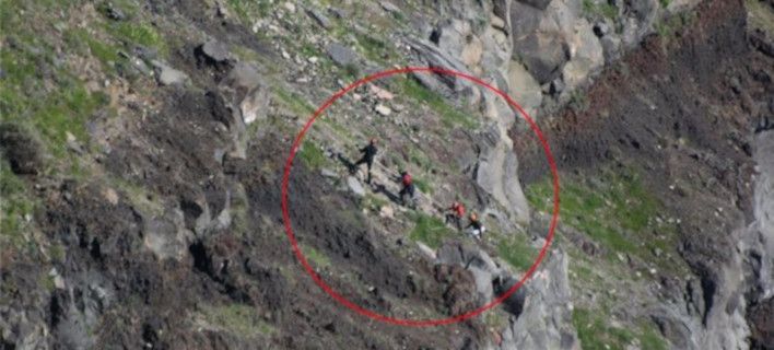 Καναδός παγιδεύτηκε σε γκρεμό: Είχε χάσει το drone του (φωτό)