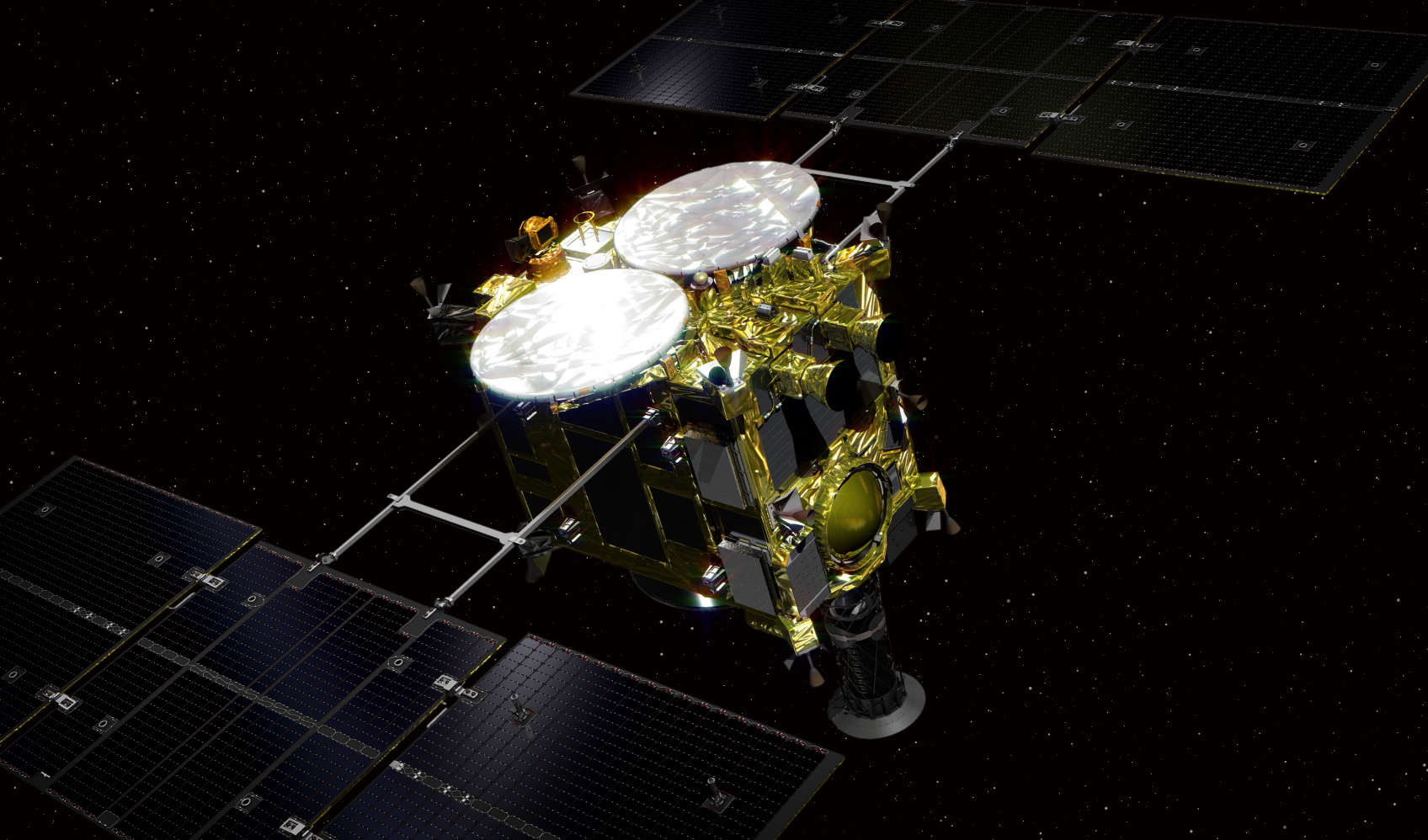 Το διαστημικό σκάφος Hayabusa 2 της Ιαπωνίας «εκτόξευσε» κωνικό βλήμα στον αστεροειδή Ριούγκου