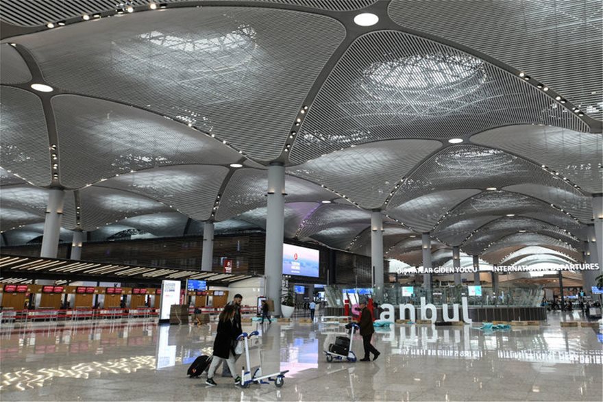 Δείτε εντυπωσιακές εικόνες από το νέο φαραωνικό αεροδρόμιο της Κωνσταντινούπολης (βίντεο-φωτο)