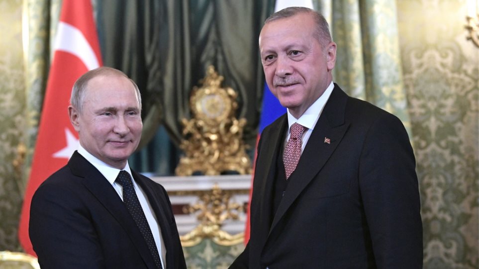 Συνάντηση Πούτιν-Ερντογάν: «Συνεργαζόμαστε άψογα»