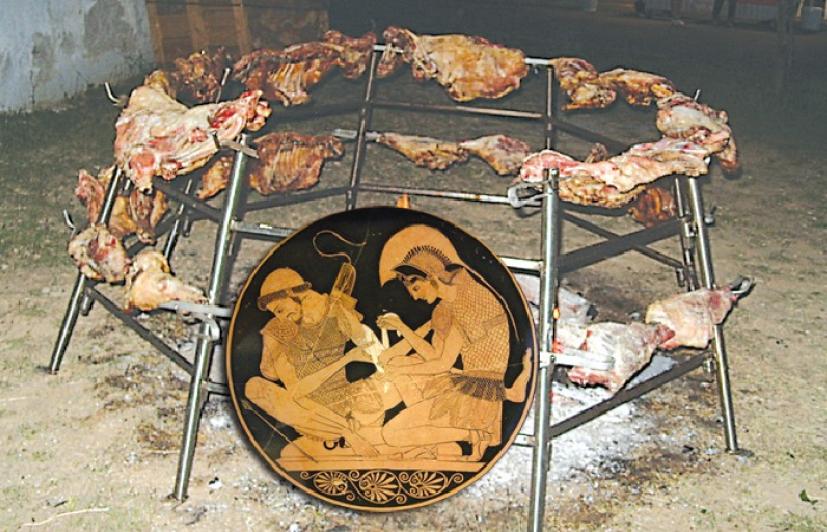 Όταν ο Πάτροκλος έψηνε αντικριστό στην Ηλιάδα