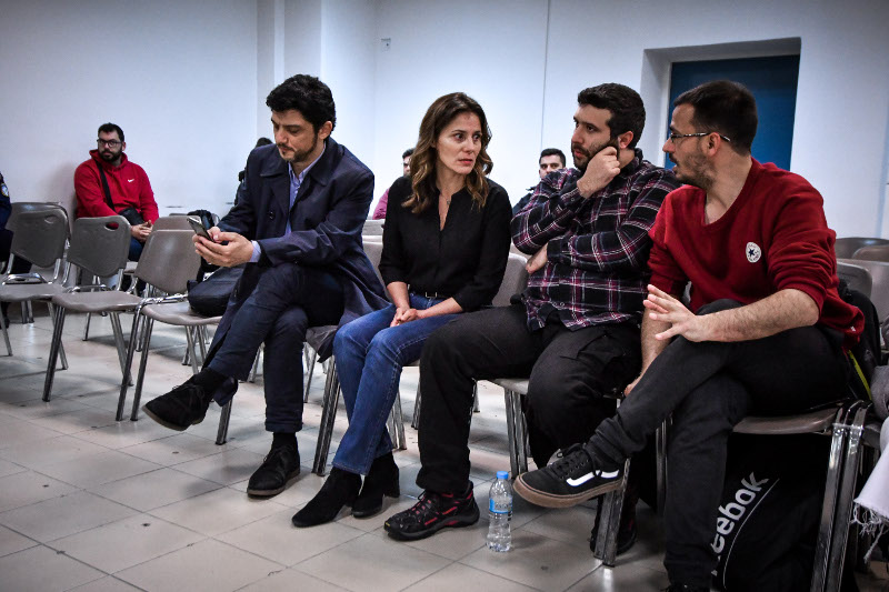 Άρχισαν οι προεκλογικές κινήσεις συσπείρωσης του αριστερού ακροατηρίου: Η Μ.Μπαζιάνα στην δίκη της ΧΑ (φωτό)