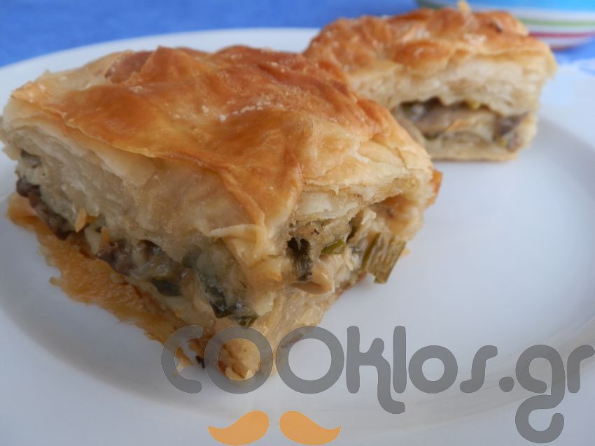 Η συνταγή της ημέρας: Μανιταρόπιτα