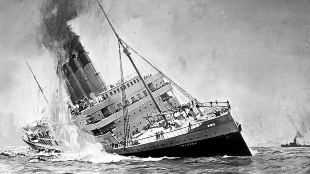 Ο τορπιλισμός του υπερωκεάνιου «Λουζιτάνια»