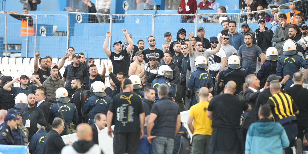 Ένταση στο ΟΑΚΑ – Οπαδοί του ΠΑΟΚ έφτυσαν δημοσιογράφους