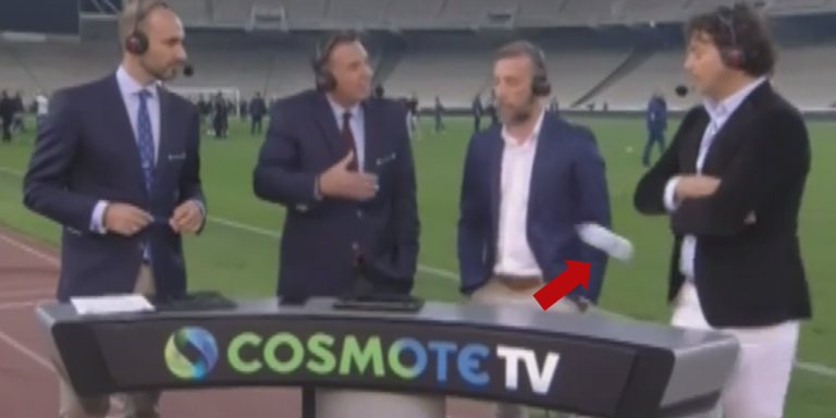 Πέταξαν μπουκάλι σε παλαίμαχο ποδοσφαιριστή της ΑΕΚ μετά τον τελικό Κυπέλλου Ελλάδος