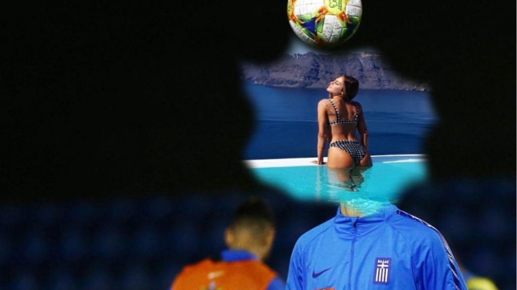 «Εκρηκτικό» μοντέλο στο πλάι παίκτη της Εθνικής Ελλάδας