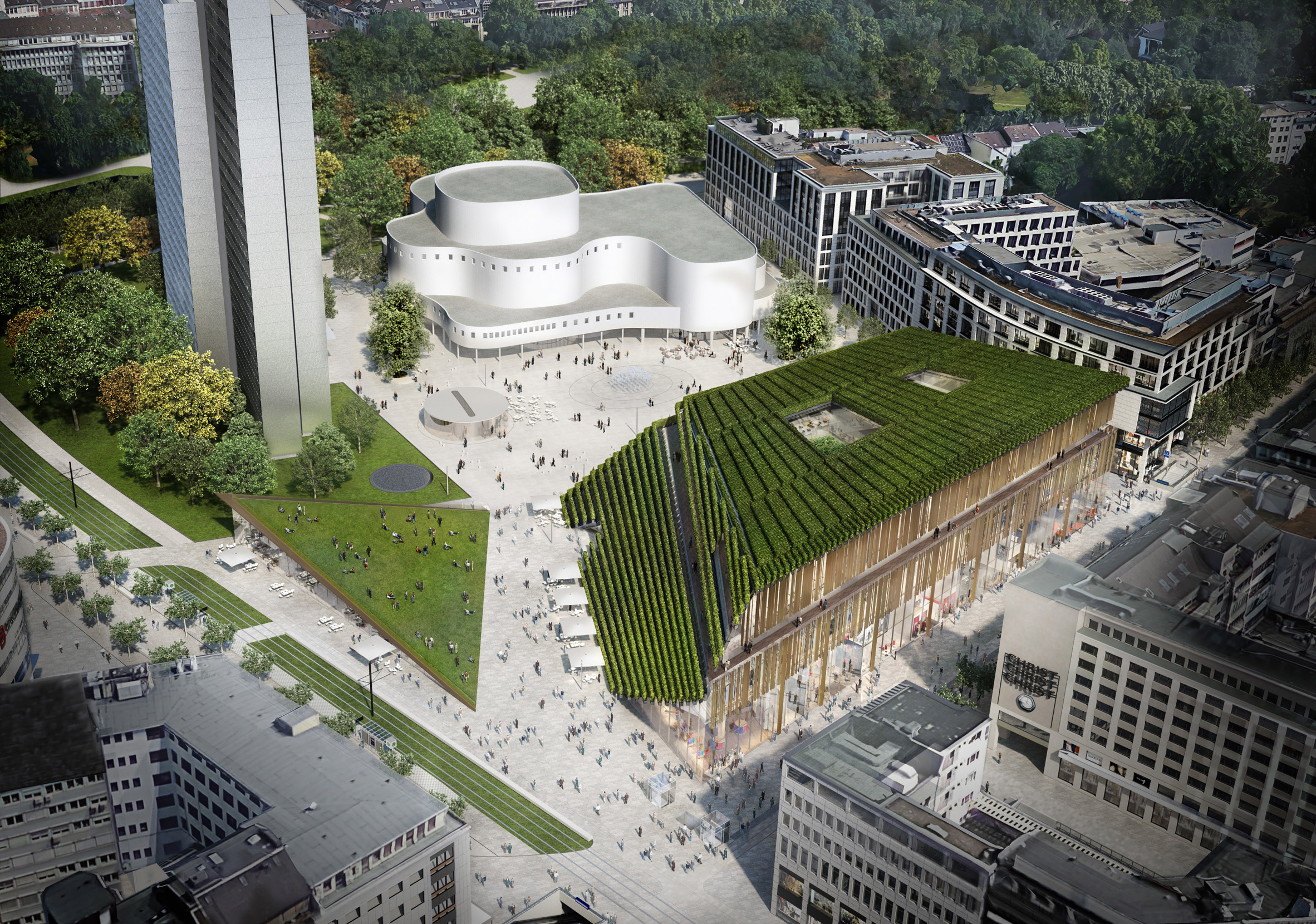 Ντίσελντορφ: 5ώροφο κτίριο καλυμμένο από φυτά (φωτο)