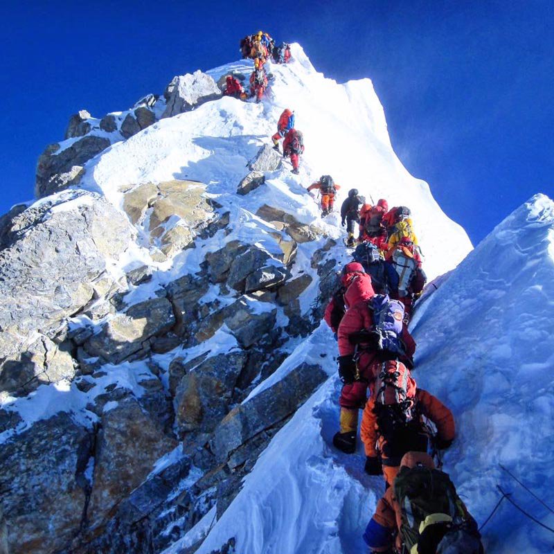 Aπίστευτο! Συμφόρηση στο Έβερεστ – 3 θάνατοι ορειβατών που περίμεναν στην ουρά (φωτο)