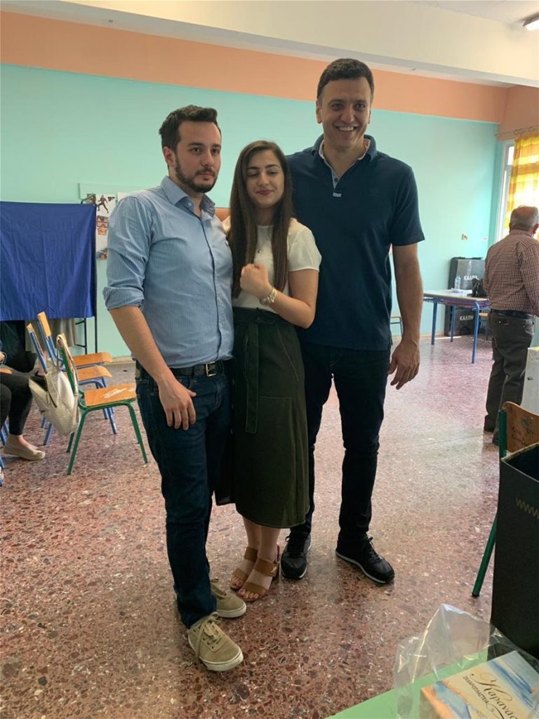 Tζένη Μπαλατσινού- Βασίλης Κικίλιας: Μαζί και στην ψήφο (φωτο)