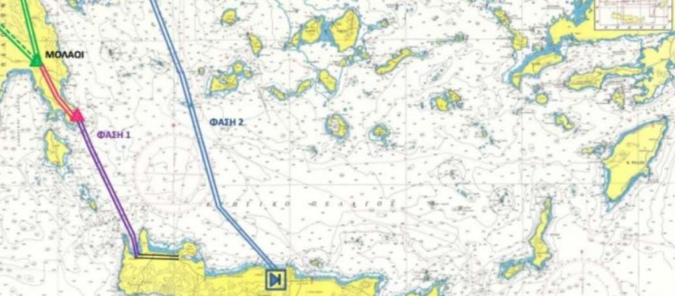 Προχωρά η ενεργειακή διασύνδεση της Κρήτης με την Πελοπόννησο