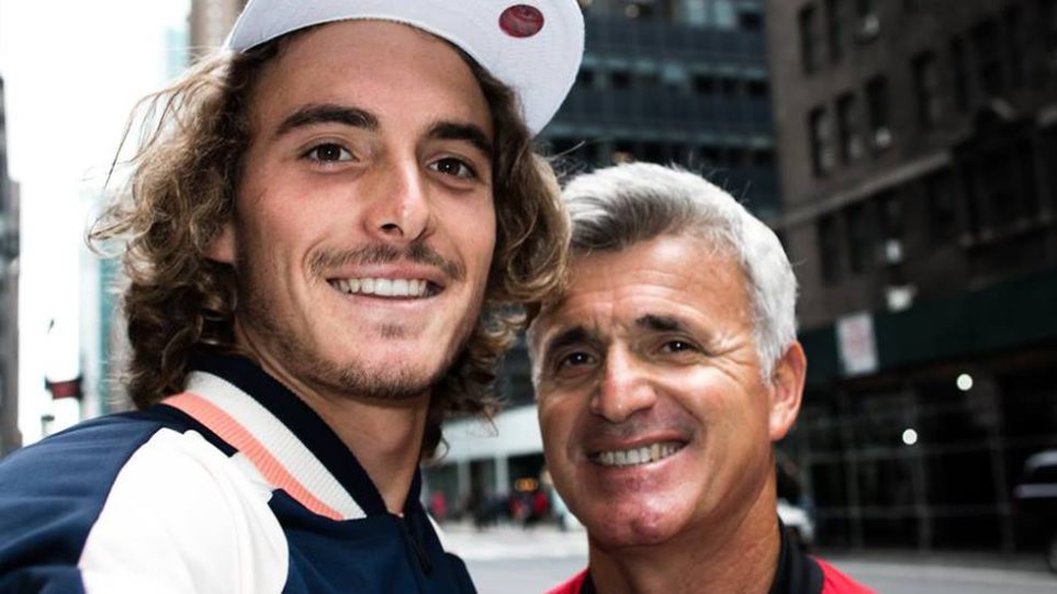 Το συγκινητικό μήνυμα του Απόστολου Τσιτσιπά στο γιο του Στέφανο μετά την ήττα