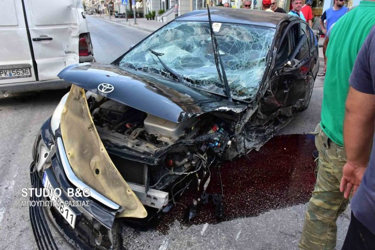 «Είδαν τον Χάρο με τα μάτια τους» – «Τρελή» πορεία αυτοκινήτου στο Ναύπλιο (φώτο-βίντεο)