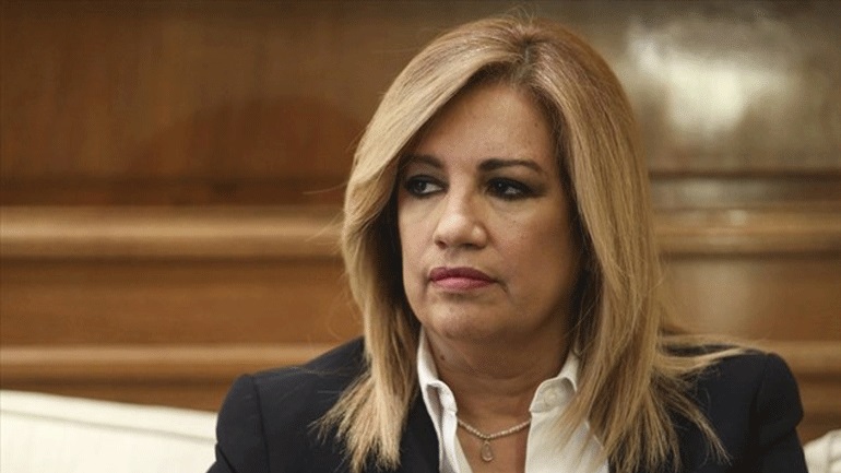 Φώφη Γεννηματά: «Ο κ. Τσίπρας έγινε ο μεγάλος χορηγός του κ. Μητσοτάκη και της ΝΔ»