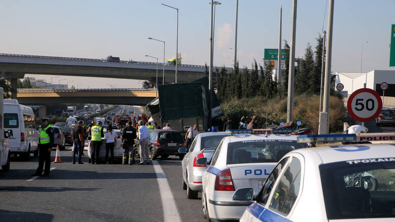 Καραμπόλα στον Κηφισό – Ουρές χιλιομέτρων