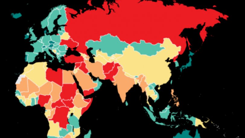 Η λίστα με τις πιο «ειρηνικές» χώρες του κόσμου – Σε ποια θέση βρίσκονται η Ελλάδα με την Τουρκία (φώτο)