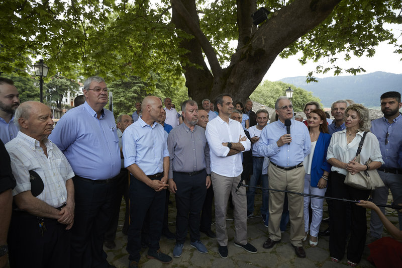 Ο Κυριάκος Μητσοτάκης στα Γιάννενα: «Τη μετάβαση σε μία ισχυρή ανάπτυξη»