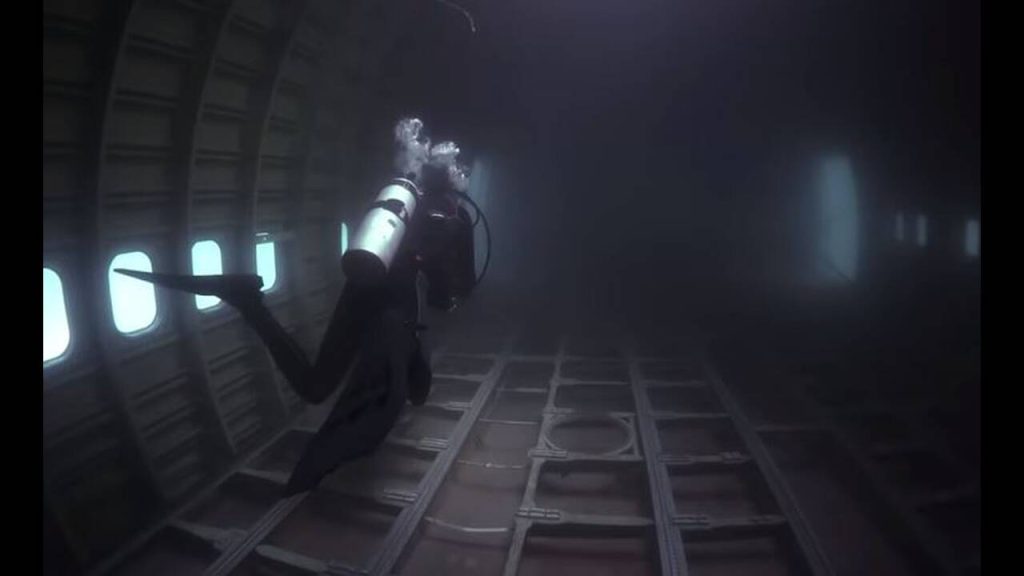 Εντυπωσιακές εικόνες από το βυθισμένο Boeing στο υποθαλάσσιο πάρκο του Μπαχρέιν (βίντεο)