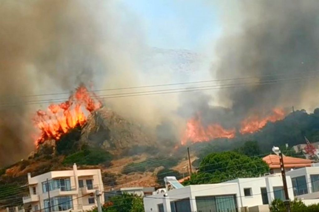 Πυρκαγιά στο Λαγονήσι: Συνελήφθη ένα άτομο για εμπρησμό