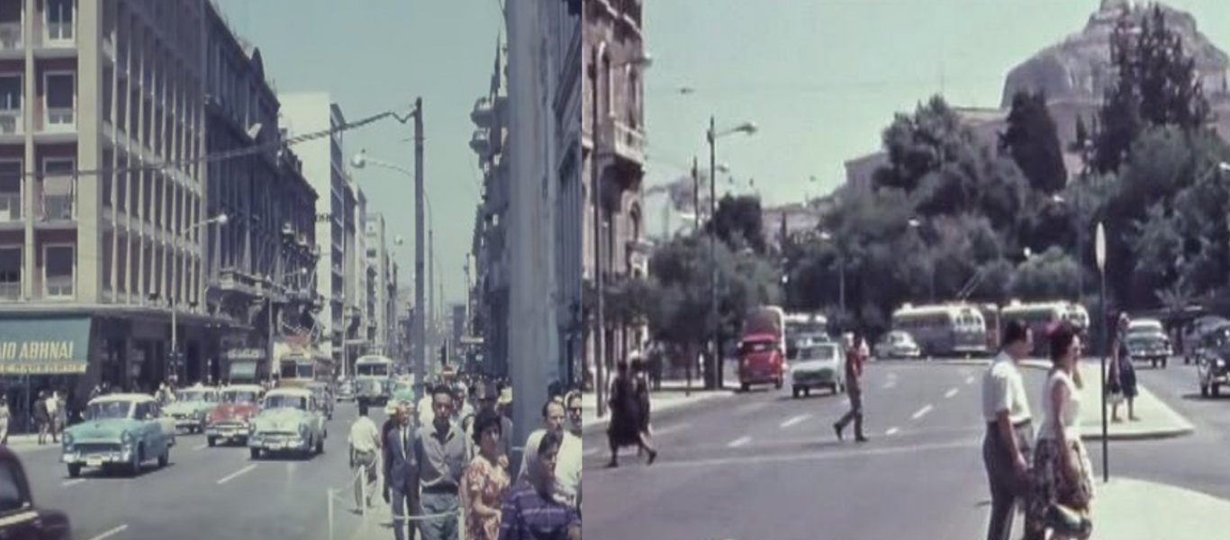 Δείτε πως ήταν οι δρόμοι της Αθήνας το μακρινό 1962 (βίντεο)