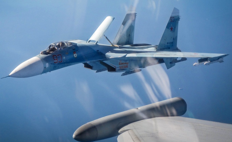 Βρετανικά Typhoon σε «σχηματισμό» με ρωσικά Su-35 στη Βαλτική