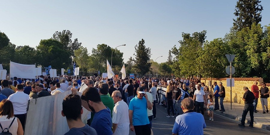 Κύπρος: Θλιβερά επεισόδια σε εκδήλωση για την Αμμόχωστο  (βίντεο)