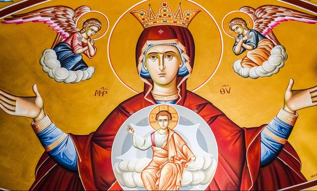 Δείτε τον χιτώνα της Παναγίας (φωτο)