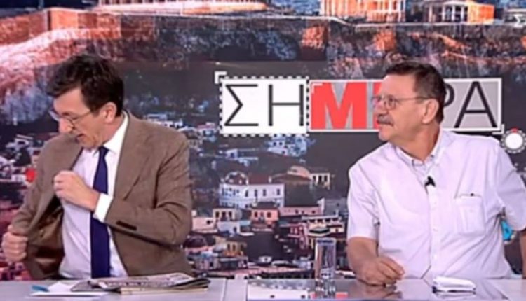 «Φωτιά» πήρε το στούντιο του ΣΚΑΪ – Ο Α.Πορτοσάλτε πέταξε τα μικρόφωνα και έφυγε