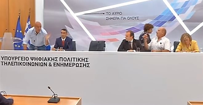 Τσακώθηκαν συνυποψήφιοι στον «αέρα» της ΕΡΤ (βίντεο)